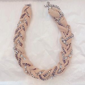 Vintage chiffon crystal choker.